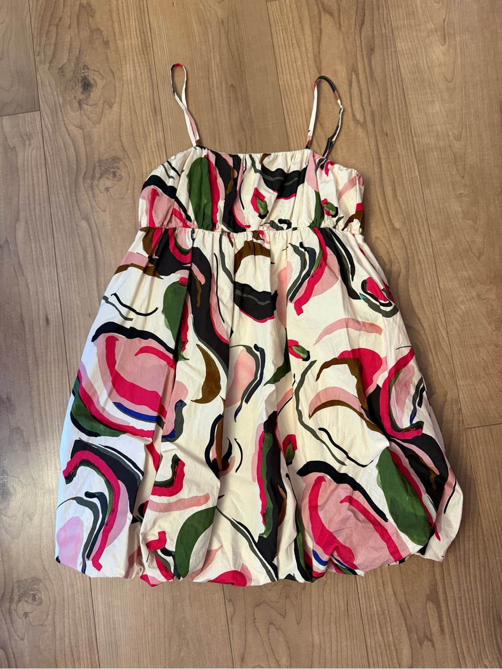 ANTHROPOLOGIE Abstract Print bubble dress XS